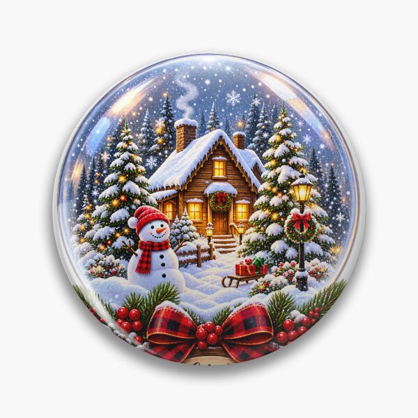 Item preview, Let It Snow Cozy Christmas Snow Globe designed and sold by TinyWeird.