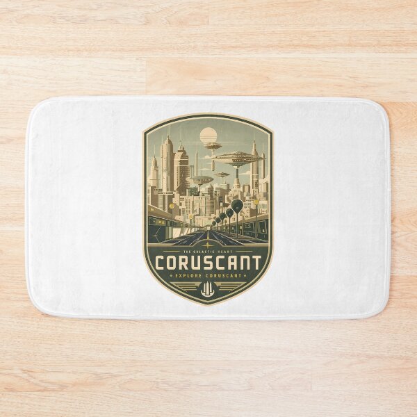 Item preview, Coruscant - The Galactic Heart designed and sold by FrontierCosmic.