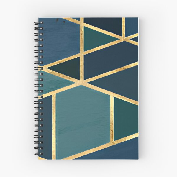 Item preview, Blue Geometric Mosaic Lines Abstract Modern Wall Art designed and sold by LuxocaDesigns24.