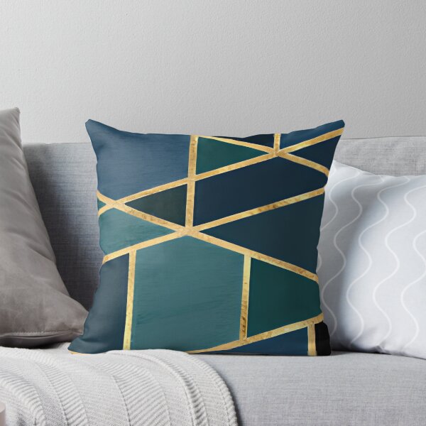 Item preview, Blue Geometric Mosaic Lines Abstract Modern Wall Art designed and sold by LuxocaDesigns24.