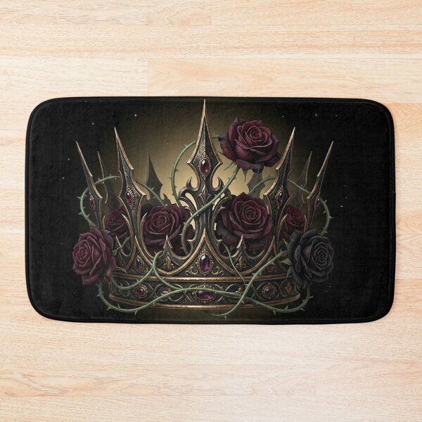 Item preview, Black Rose Crown | Gothic Fantasy Queen Art designed and sold by Briarmoire.