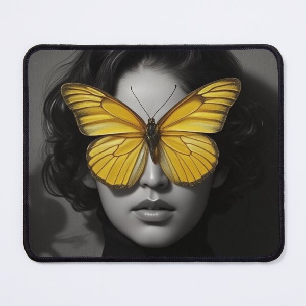 Item preview, Butterfly portrait of a woman designed and sold by EleganceStudio.