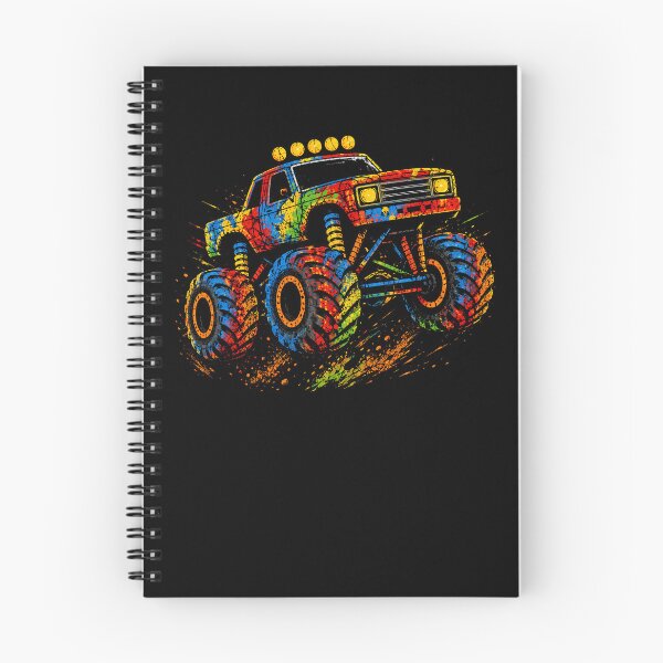 Item preview, Colorful Monster Truck Adventure designed and sold by Moizento.