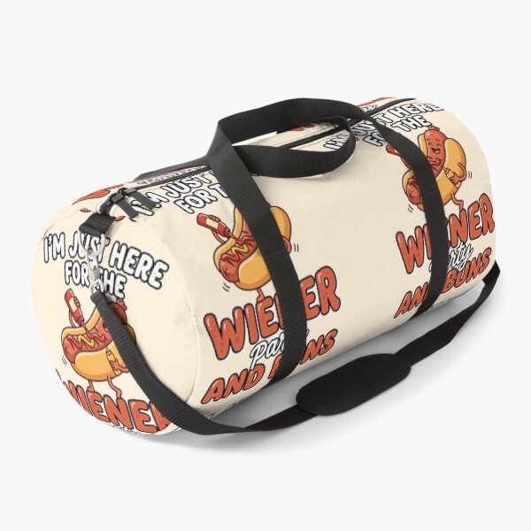 Item preview, Just Here For The Wiener Party And Buns Funny BBQ Hot Dog designed and sold by Amir Faysal.