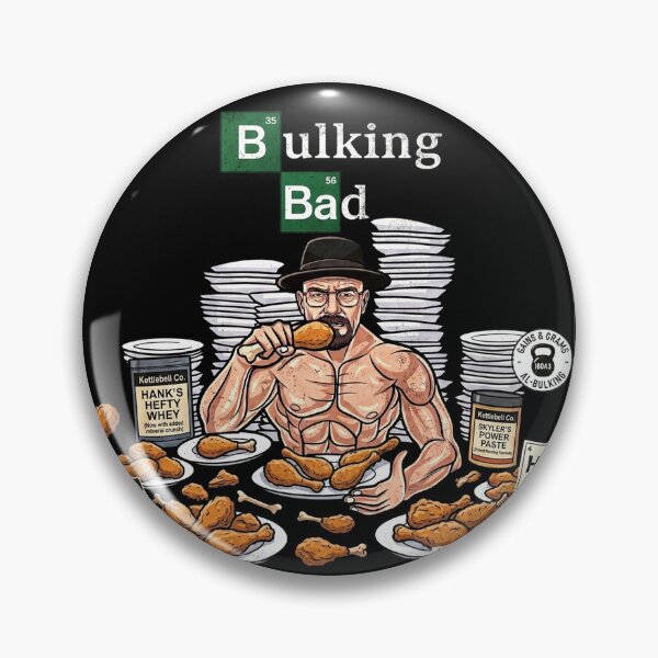 Item preview, Walter White Bulking Bad Funny Gym Parody Fitness Design designed and sold by iconiicc.