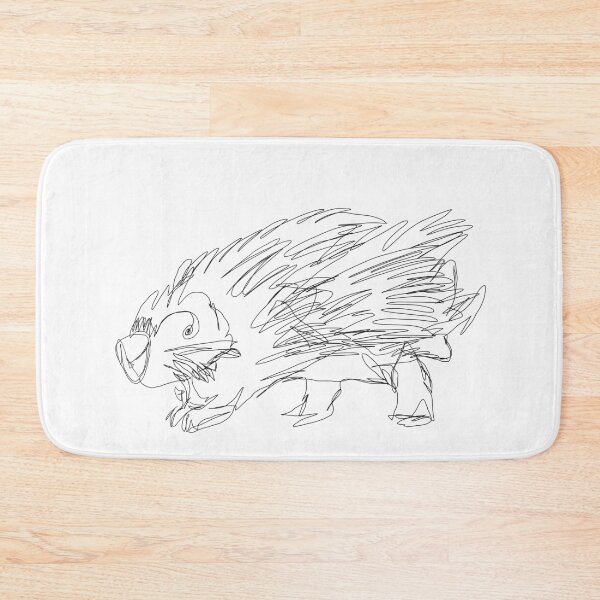 Item preview, Porcupine One Line Drawing designed and sold by penelopejade.