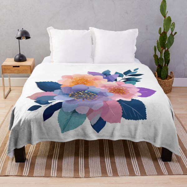 Item preview, Luminous Floral Cluster against the Void designed and sold by gugalmandomeng.