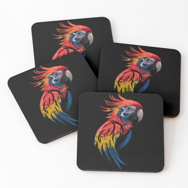 Item preview, Vibrant Macaw Parrot Colorful Tropical Bird designed and sold by UrbanPrts.