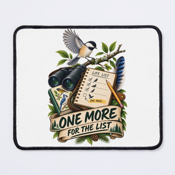 Item preview, One More for the List Bird Watching designed and sold by CreativeMindsetLab.