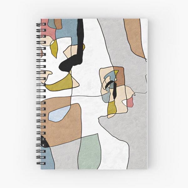 Item preview, Minimalist Continuous Line Art Abstract Pastel Shapes Wall Art designed and sold by LuxocaDesigns24.