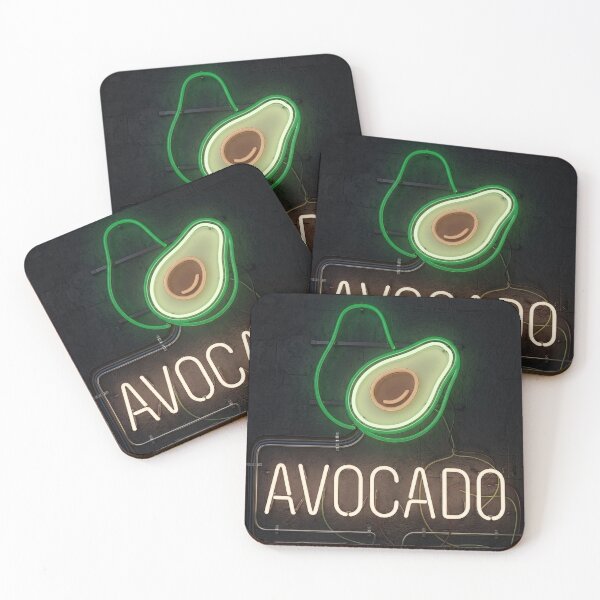Item preview, Glowing Neon Avocado Fruit Graphic Aesthetic Retro Cyberpunk T-Shirt designed and sold by Sulco Design.