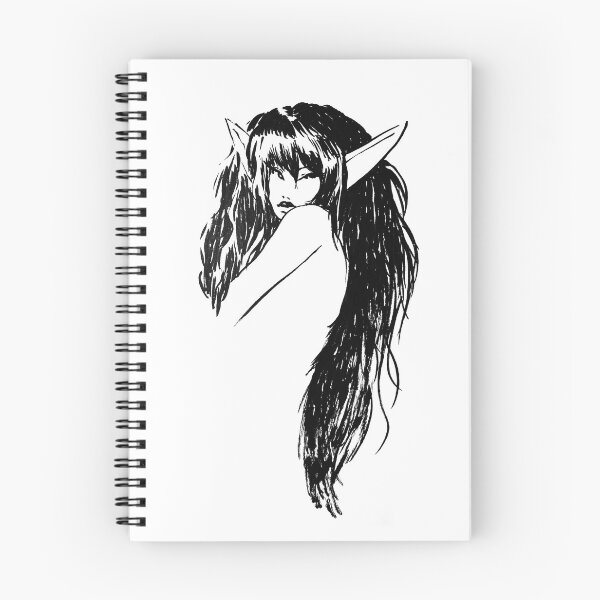 Item preview, Long Hair Elf [INK] designed and sold by George Lara.