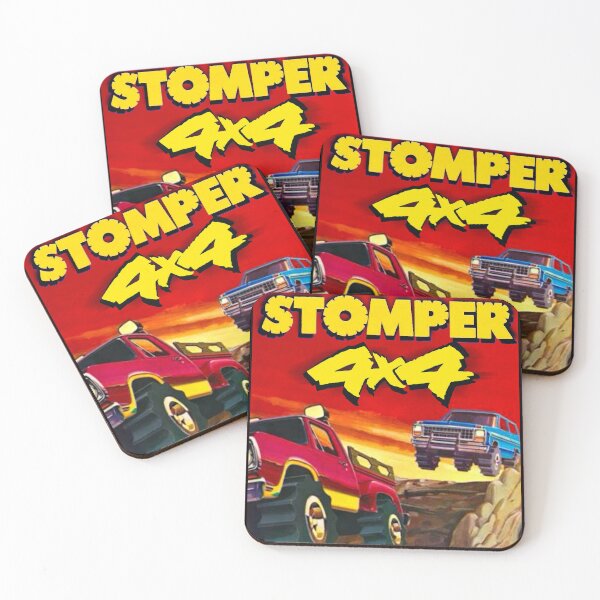 Item preview, Stomper Monster Truck T-Shirt | Retro Stripes, Racing Graphic designed and sold by BlueLineLAX.