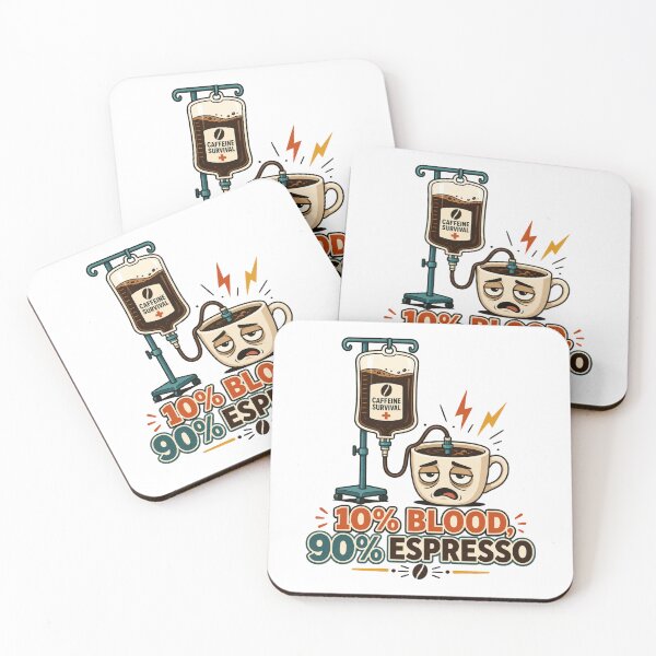 Item preview, Powered By IV Coffee ER Nurse Night Shift Burnout Meme designed and sold by BestCoolStuff.