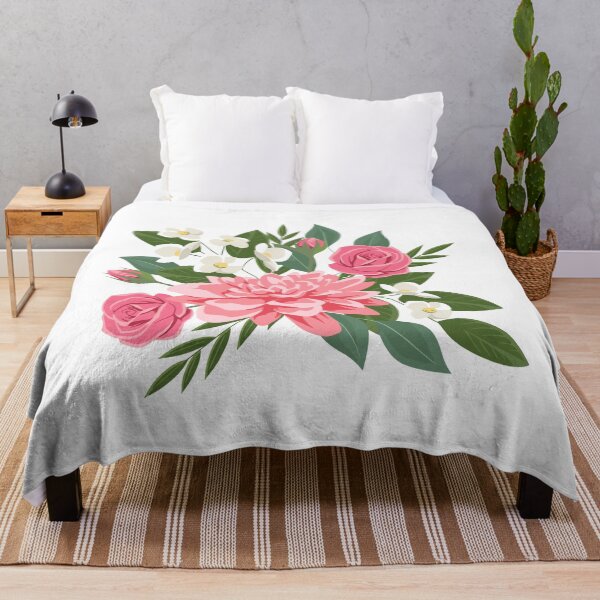 Item preview, Blooming Garland: A Medley of Roses and Dahlias designed and sold by gugalmandomeng.