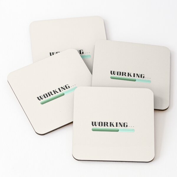 Item preview, Working... Minimal Loading Status | Funny Freelancer & Work From Home Design designed and sold by GraphiteRealm.