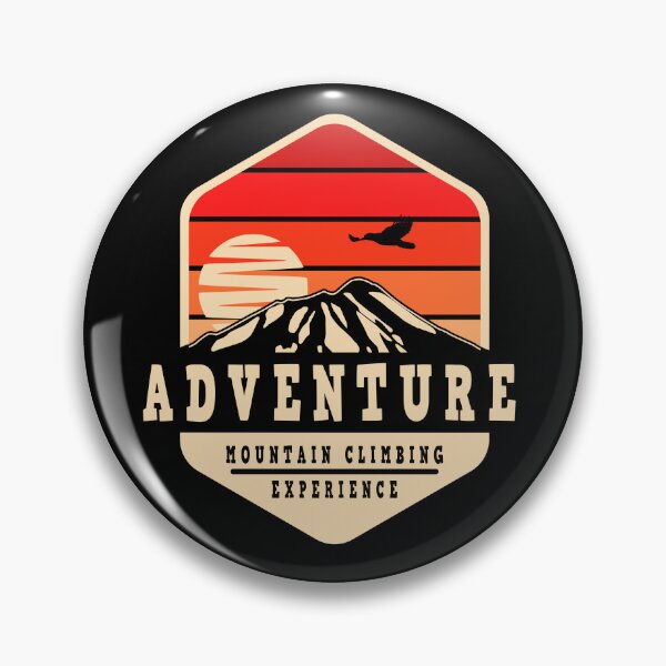 Item preview, Adventure Mountain Climbing Experience Retro Sunset designed and sold by heedooppod.