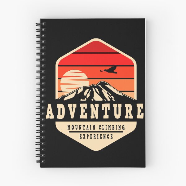 Item preview, Adventure Mountain Climbing Experience Retro Sunset designed and sold by heedooppod.