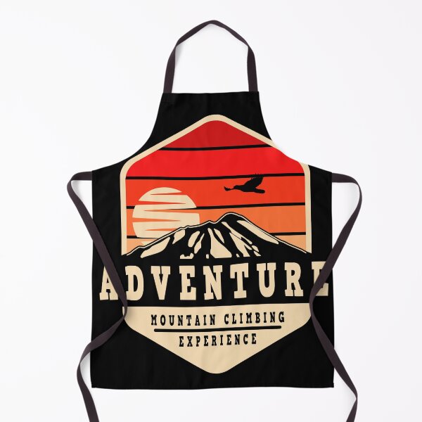 Item preview, Adventure Mountain Climbing Experience Retro Sunset designed and sold by heedooppod.