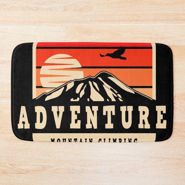 Item preview, Adventure Mountain Climbing Experience Retro Sunset designed and sold by heedooppod.