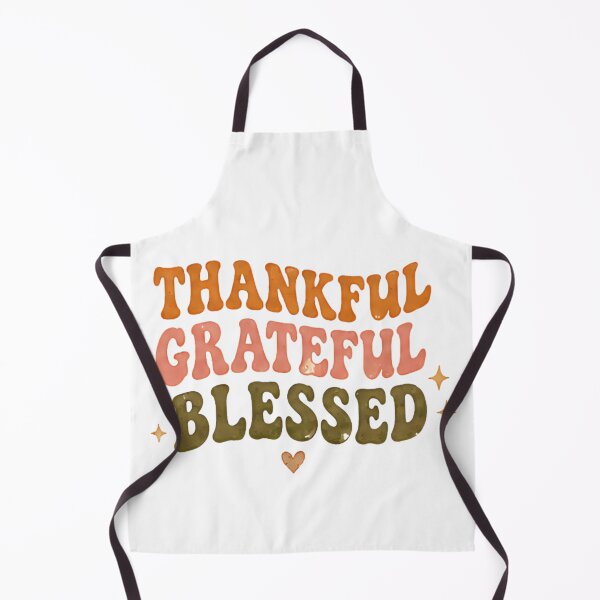 Item preview, Retro Groovy Thankful Grateful Blessed Design with Heart and Sparkles designed and sold by poppet103.