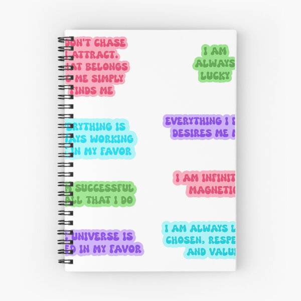 Item preview, Manifestation Affirmations Sticker Pack/Sheet designed and sold by SlimyFish.