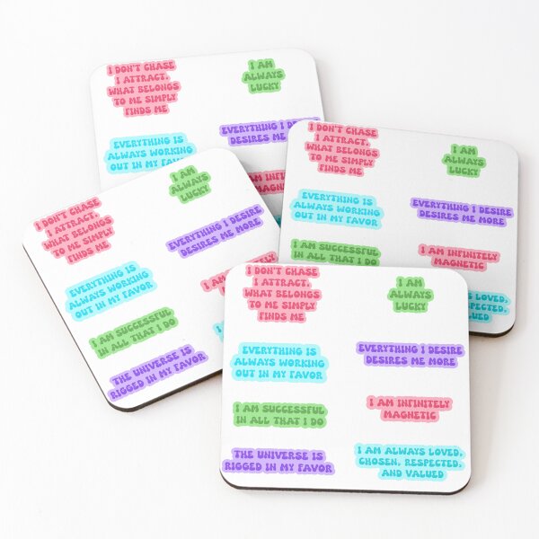 Item preview, Manifestation Affirmations Sticker Pack/Sheet designed and sold by SlimyFish.