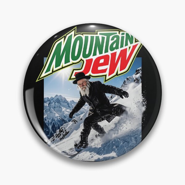 Item preview, Mountain Jew Funny Snowboarding Parody Retro Graphic Design designed and sold by iconiicc.