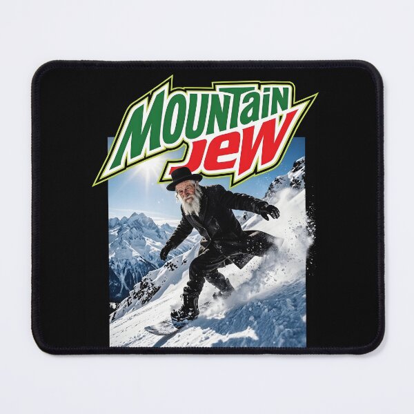 Item preview, Mountain Jew Funny Snowboarding Parody Retro Graphic Design designed and sold by iconiicc.