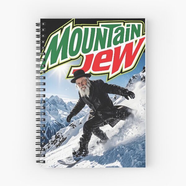 Item preview, Mountain Jew Funny Snowboarding Parody Retro Graphic Design designed and sold by iconiicc.