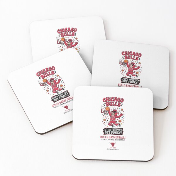 Item preview, Chicago Bulls Mascot Basketball Slam Dunk Vintage Art designed and sold by BlasiseDS.