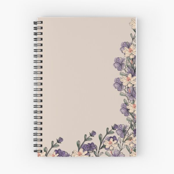 Item preview, Purple floral border design designed and sold by Designova10.