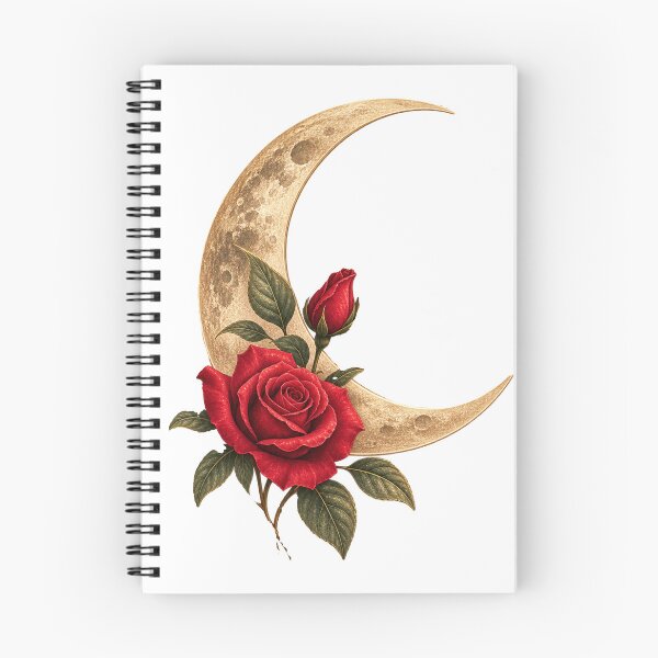 Item preview, Moonlit Rose – Vintage Celestial Nature designed and sold by chunzartshop.