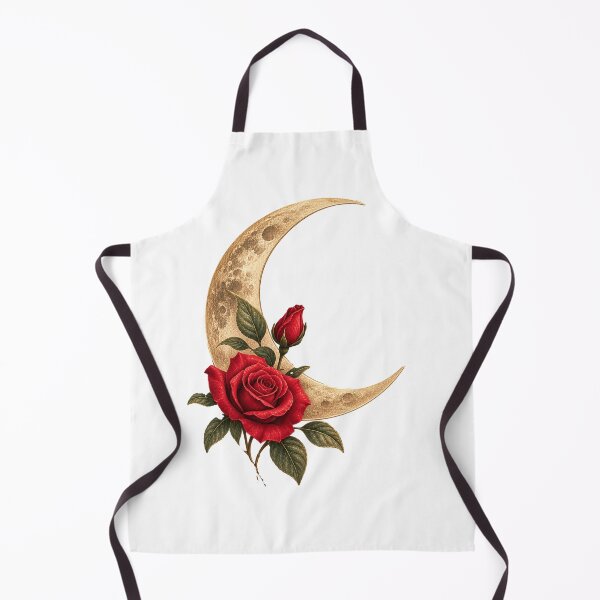 Item preview, Moonlit Rose – Vintage Celestial Nature designed and sold by chunzartshop.