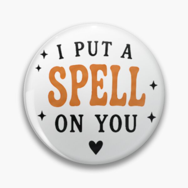 Item preview, I Put a Spell on You Retro Halloween Design with Sparkles designed and sold by poppet103.