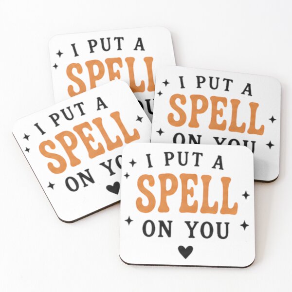 Item preview, I Put a Spell on You Retro Halloween Design with Sparkles designed and sold by poppet103.