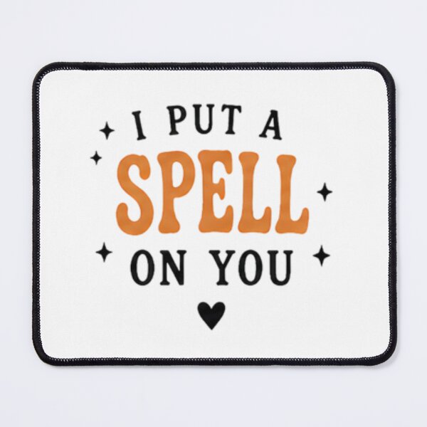 Item preview, I Put a Spell on You Retro Halloween Design with Sparkles designed and sold by poppet103.
