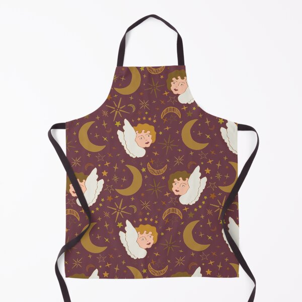 Item preview, Whimsigoth Celestial Cherubs in Oxblood Red designed and sold by YesterdayColl.
