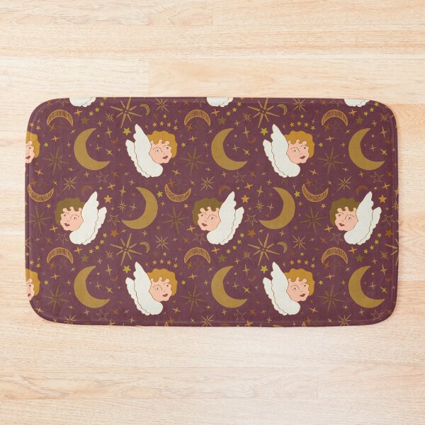 Item preview, Whimsigoth Celestial Cherubs in Oxblood Red designed and sold by YesterdayColl.