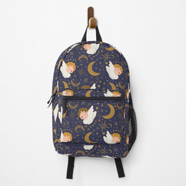 Item preview, Whimsigoth Celestial Cherubs in Navy Blue designed and sold by YesterdayColl.