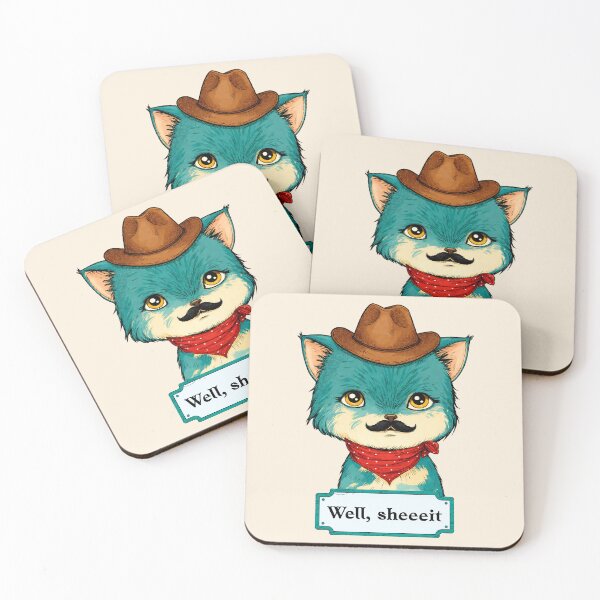 Item preview, Well, Sheeeit Cowboy Cat - Humor Quotes Gift designed and sold by InkyGenies.
