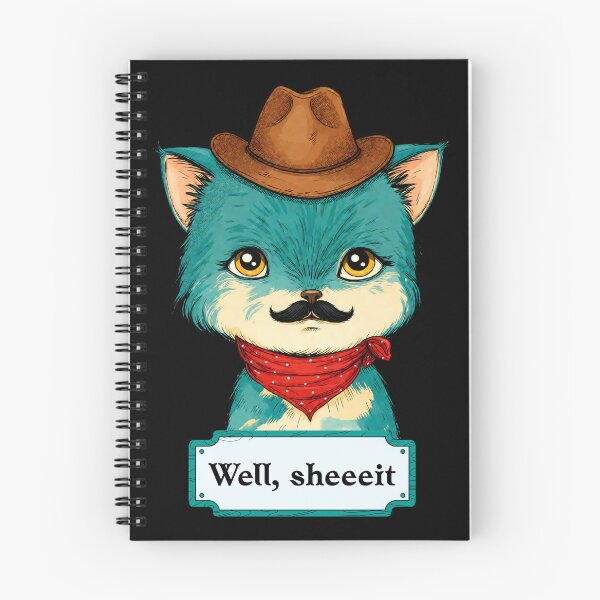 Item preview, Well, Sheeeit Cowboy Cat - Humor Quotes Gift designed and sold by InkyGenies.