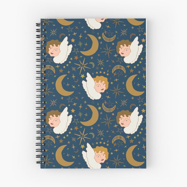 Item preview, Whimsigoth Celestial Cherubs in Poseidon Blue designed and sold by YesterdayColl.
