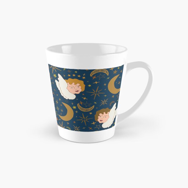 Item preview, Whimsigoth Celestial Cherubs in Poseidon Blue designed and sold by YesterdayColl.