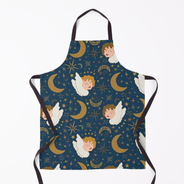 Item preview, Whimsigoth Celestial Cherubs in Poseidon Blue designed and sold by YesterdayColl.