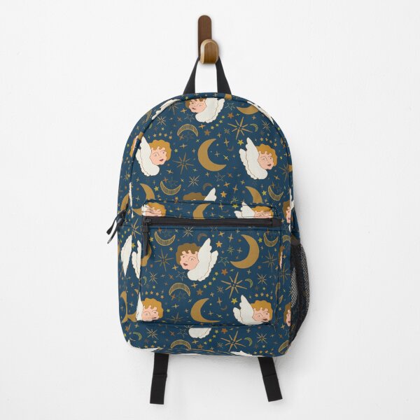 Item preview, Whimsigoth Celestial Cherubs in Poseidon Blue designed and sold by YesterdayColl.