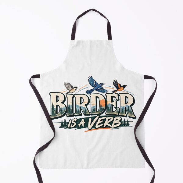 Item preview, Birder Is a Verb Bird Watching designed and sold by CreativeMindsetLab.