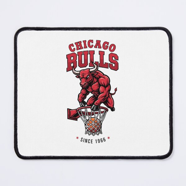 Item preview, Fierce Red Bull Basketball Slam Dunk Mascot designed and sold by BlasiseDS.
