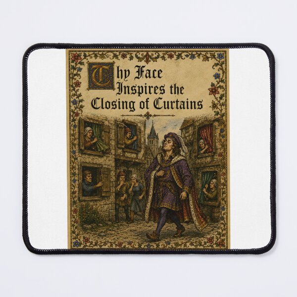 Item preview, Face Inspires Closing Curtains designed and sold by aistrokeofart.
