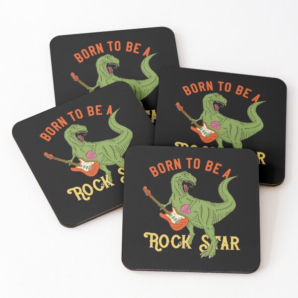 Item preview, Born To Be A Rock Star T-Rex Playing Guitar designed and sold by heedooppod.